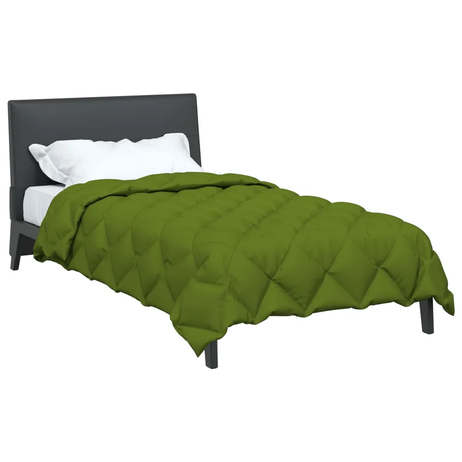 Duvet d'hiver Vert 140 x 220 cm Microfibre - 3