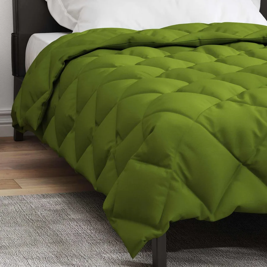 Duvet d'hiver Vert 140 x 220 cm Microfibre - 4