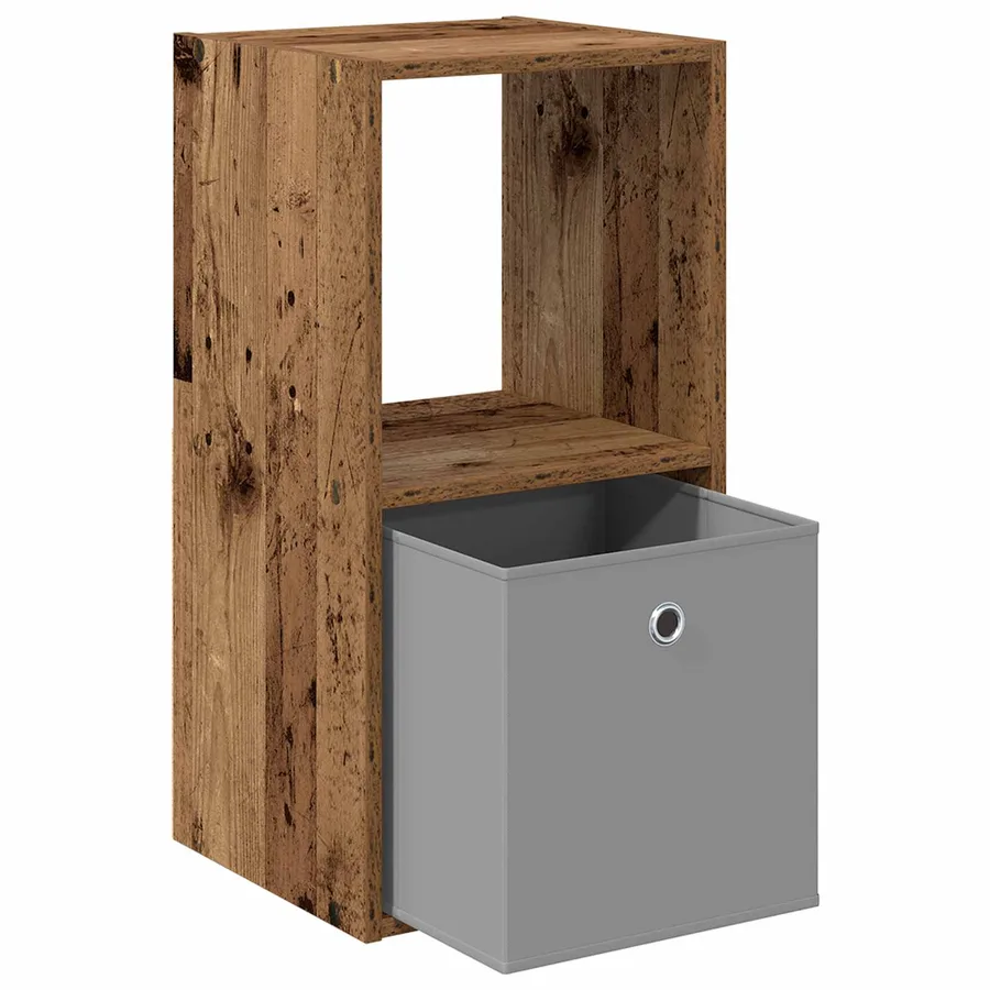 Table de chevet avec tiroir 2 pcs Bois ancien 35 x 32 x 68,5 cm - 5