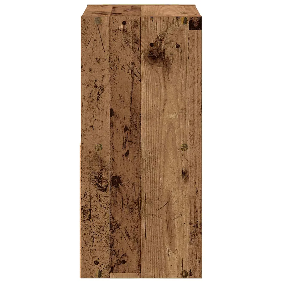 Table de chevet avec tiroir 2 pcs Bois ancien 35 x 32 x 68,5 cm - 7