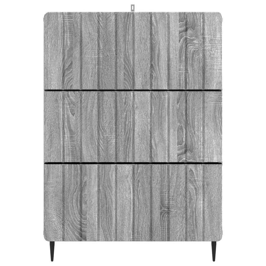 Armoire à tiroirs Sonoma gris 66 x 34,5 x 92 cm - 6