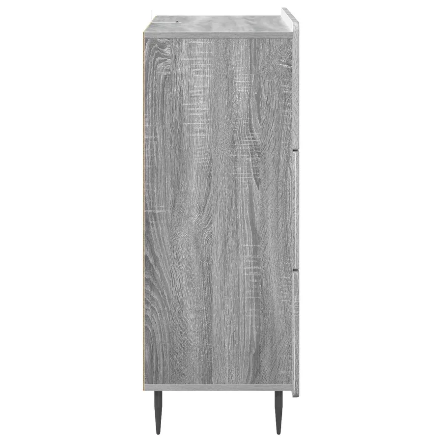 Armoire à tiroirs Sonoma gris 66 x 34,5 x 92 cm - 7