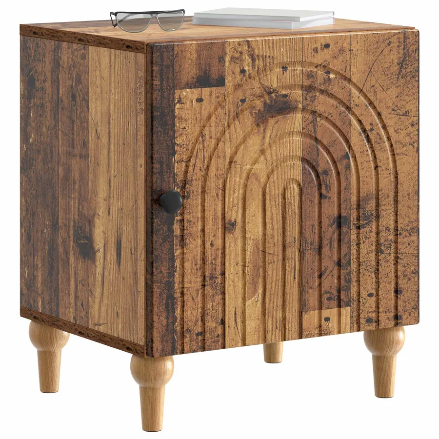 Cabinet de chevet Bois ancien 43 x 34,5 x 50 cm - 3