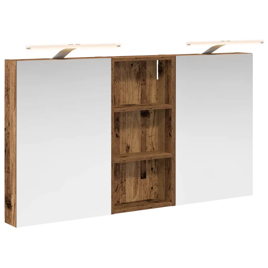 Ensemble de Meubles de Salle de Bain 3 pcs 110 x 10,5 x 60,5 cm - 2