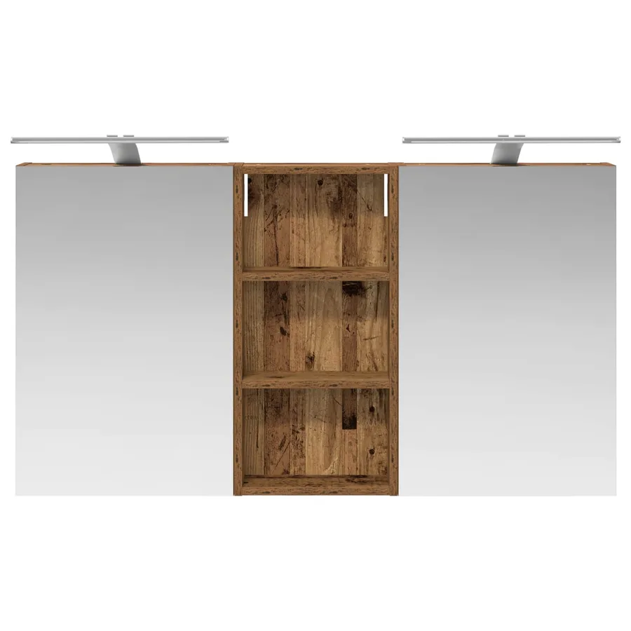 Ensemble de Meubles de Salle de Bain 3 pcs 110 x 10,5 x 60,5 cm - 6