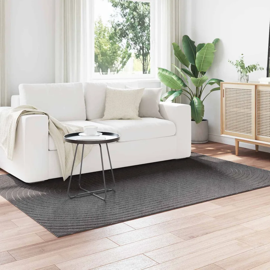 Tapis de surface PALMERAS Anthracite 170 x 120 cm Polyester