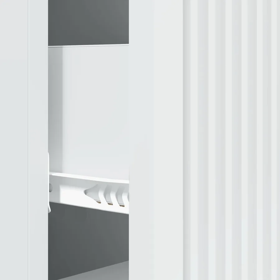 Armoire à tiroirs Blanc 33 x 34,5 x 90 cm Bois d'ingénierie - 10