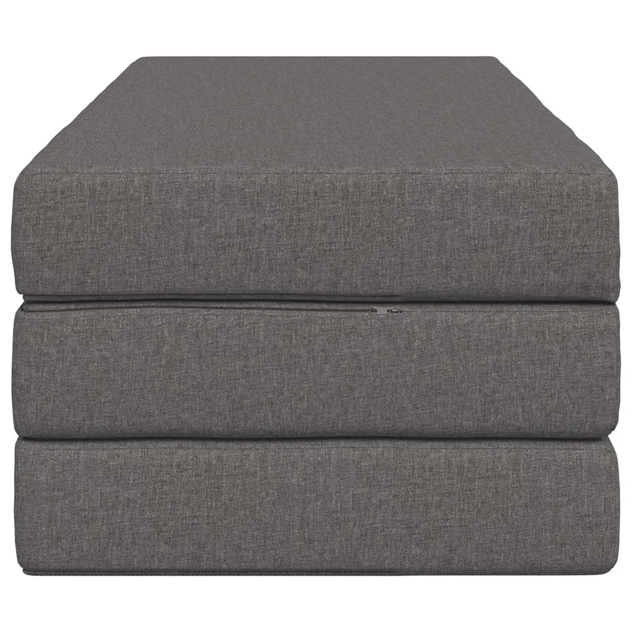 Canapé-lit pliable 120 x 67 x 45 cm Gris clair - 4
