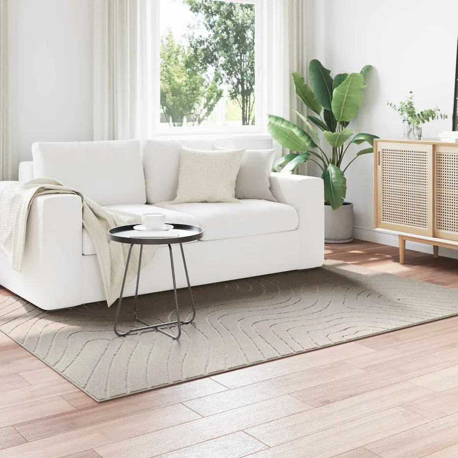 Tapis de surface PALMERAS Crème 230 x 160 cm Polyester