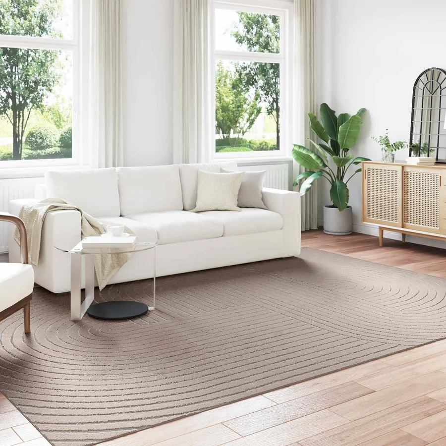 Tapis de surface PALMERAS Beige 280 x 200 cm Polyester