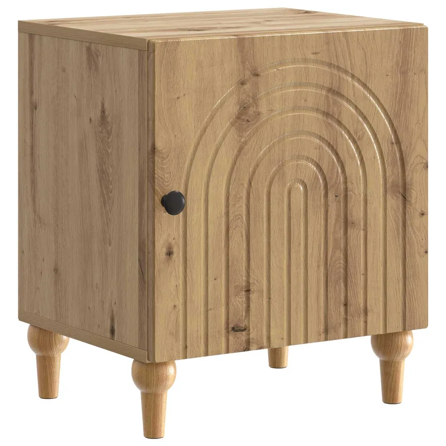 Cabinet de chevet Chêne artisanal 43 x 34,5 x 50 cm - 2