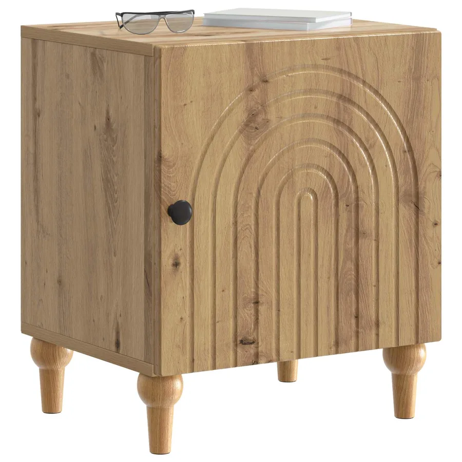 Cabinet de chevet Chêne artisanal 43 x 34,5 x 50 cm - 3