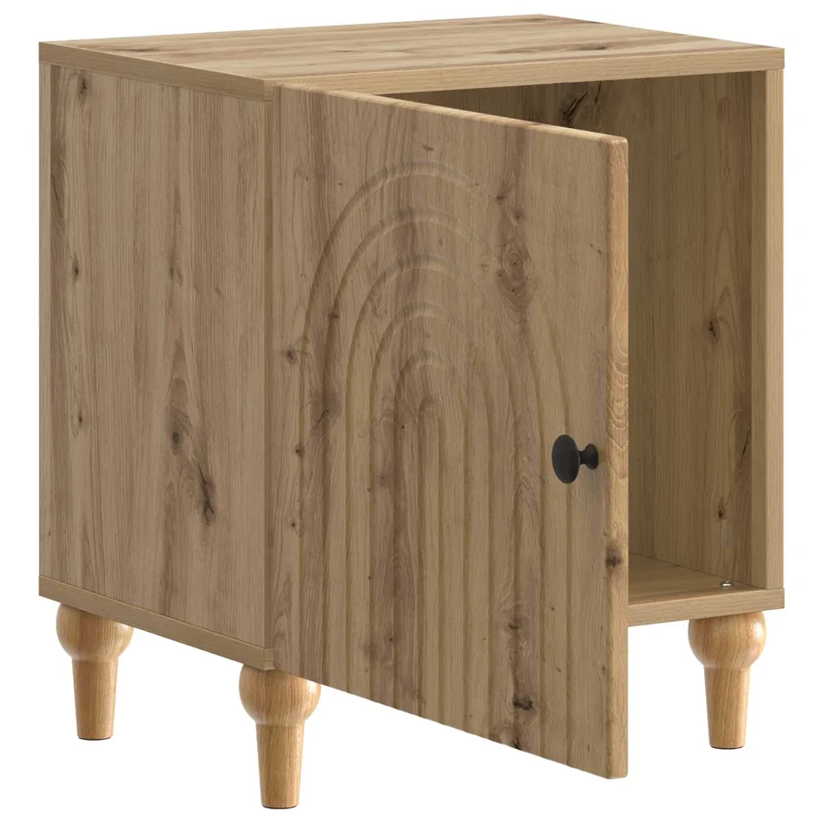 Cabinet de chevet Chêne artisanal 43 x 34,5 x 50 cm - 4