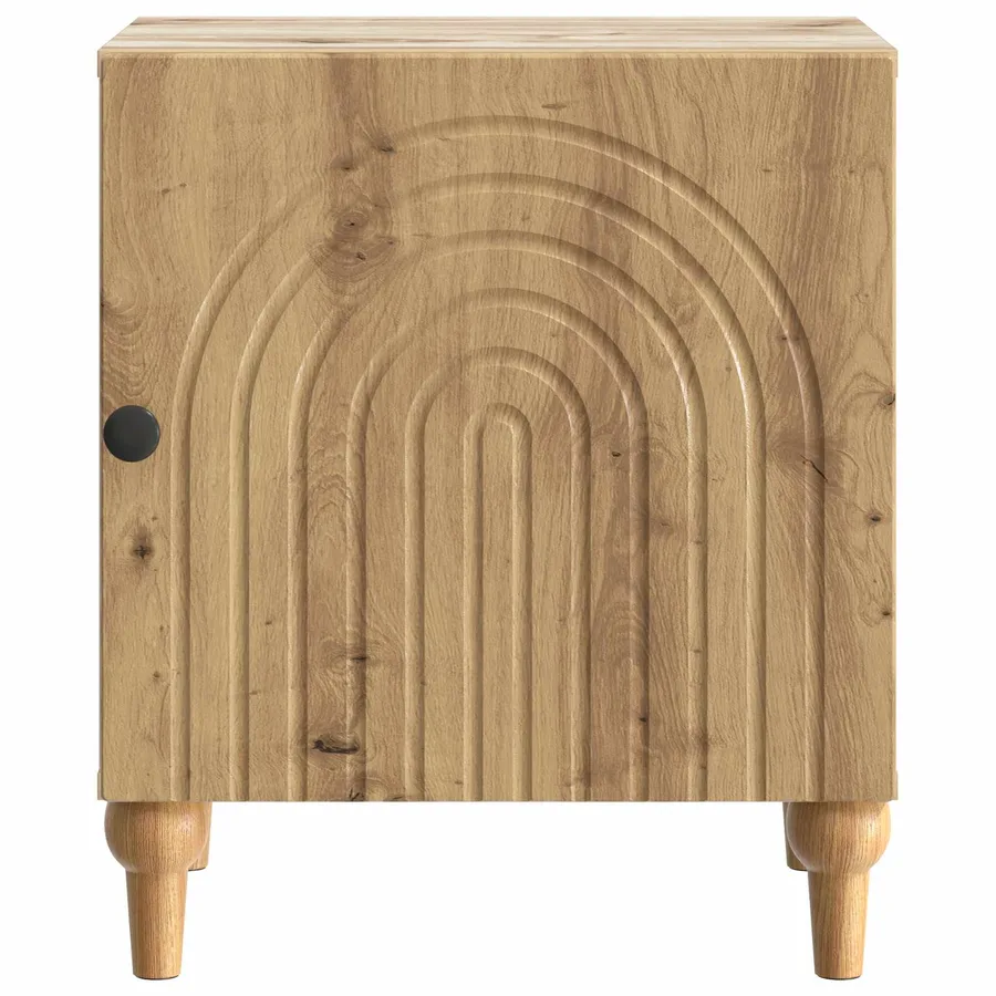 Cabinet de chevet Chêne artisanal 43 x 34,5 x 50 cm - 5