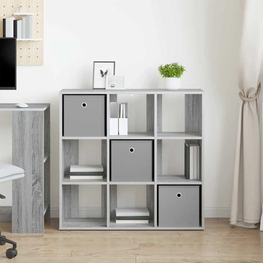 Buffet avec tiroir Gris Sonoma 88,5 x 29 x 84,5 cm - 4