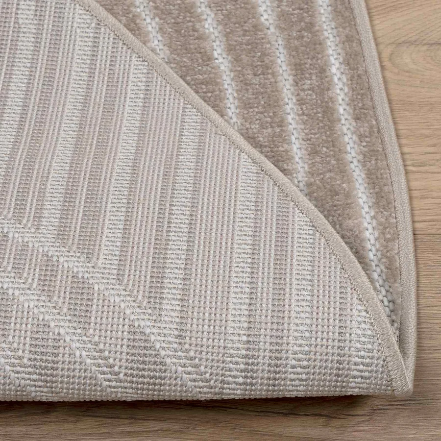 Tapis de surface Rond PALMERAS Beige Ø 200 CM Polyester - 4