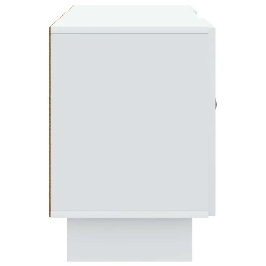 Meuble TV 102 x 34,5 x 50 cm Blanc Bois d'ingénierie - 7