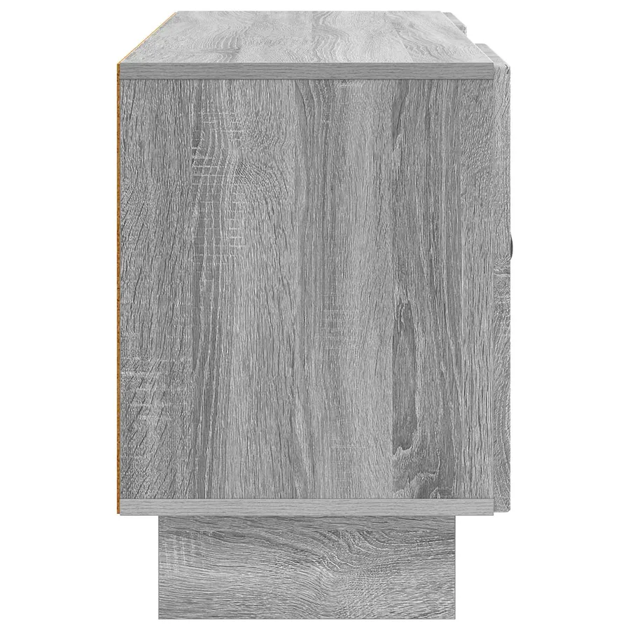 Meuble TV 102 x 34,5 x 50 cm Sonoma gris Bois d'ingénierie - 7