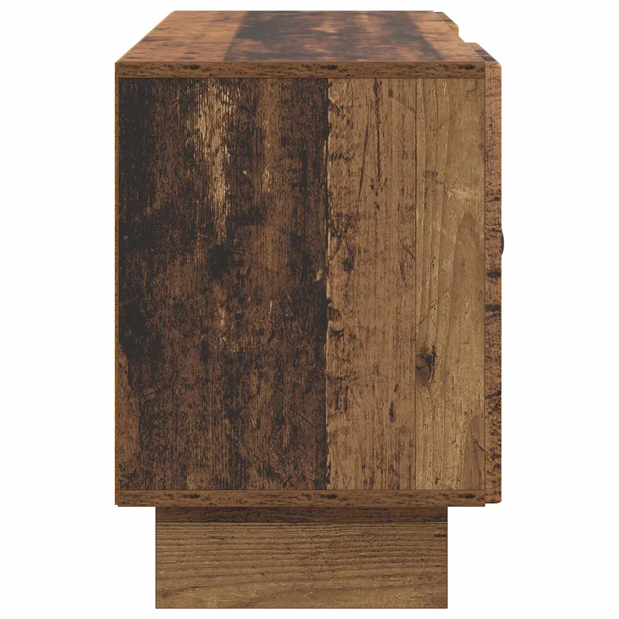 Meuble TV 102 x 34,5 x 50 cm Bois ancien Bois d'ingénierie - 7