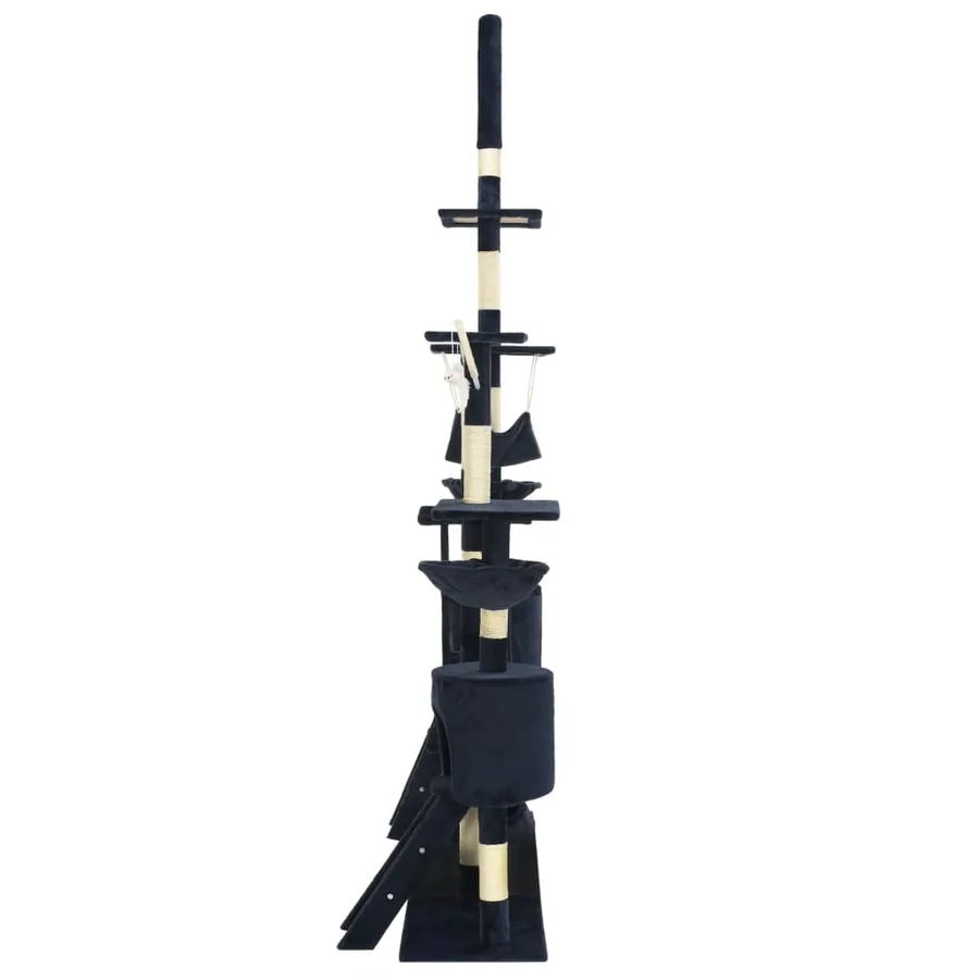 Arbre à chat avec griffoirs en sisal 230-250 cm Bleu - 4