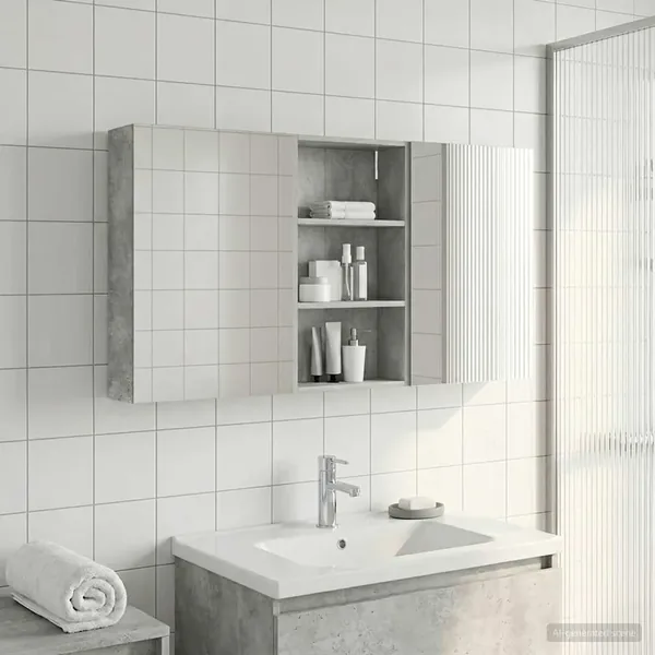 Ensemble de Meubles de Salle de Bain 3 pcs 140 x 14,5 x 70 cm