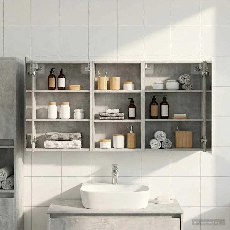 Ensemble de Meubles de Salle de Bain 3 pcs 140 x 14,5 x 70 cm - 4