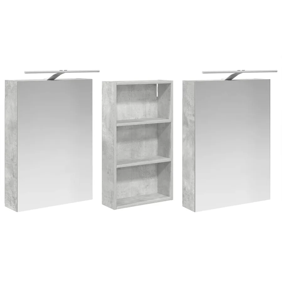 Ensemble de Meubles de Salle de Bain 3 pcs 140 x 14,5 x 70 cm - 5