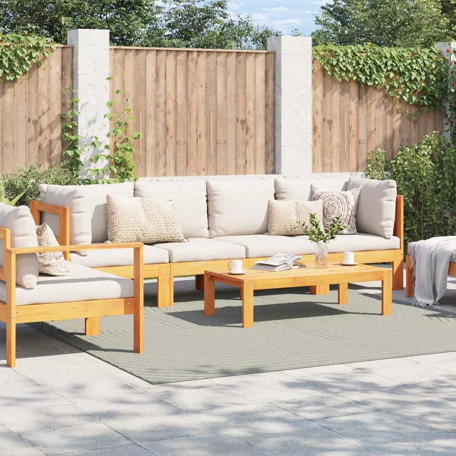 Tapis de surface Carré PALMERAS Vert 240 x 240 cm Polyester - 3