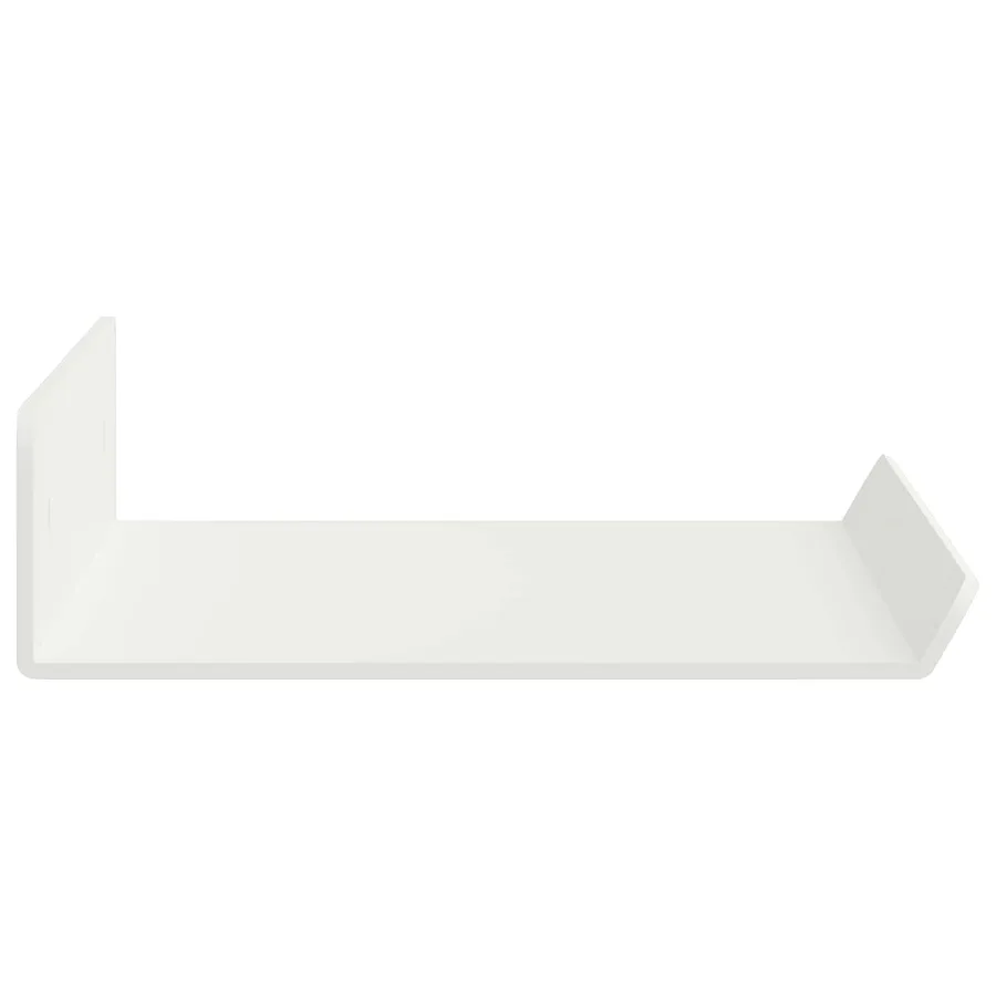 Étagère flottante 2 pcs Blanc 30 x 9 x 2,5 cm Acier - 6
