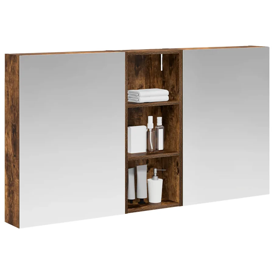 Ensemble de Meubles de Salle de Bain 3 pcs 130 x 14,5 x 70 cm - 3