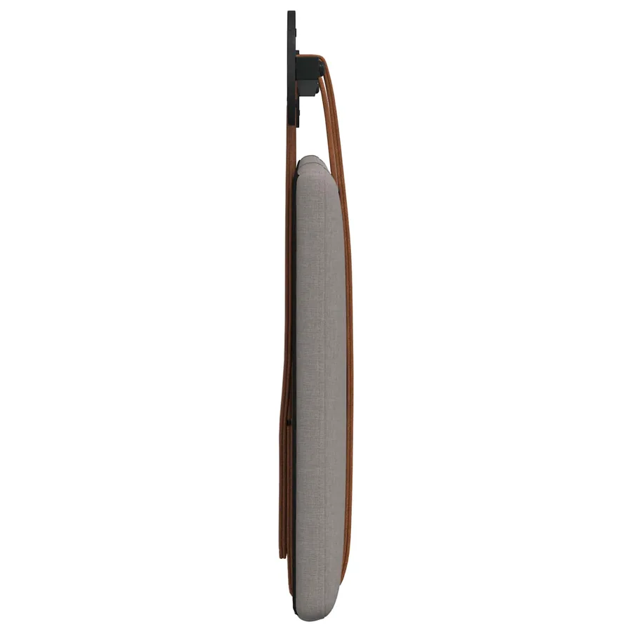 Tête de lit suspendue Taupe PU antique - 6