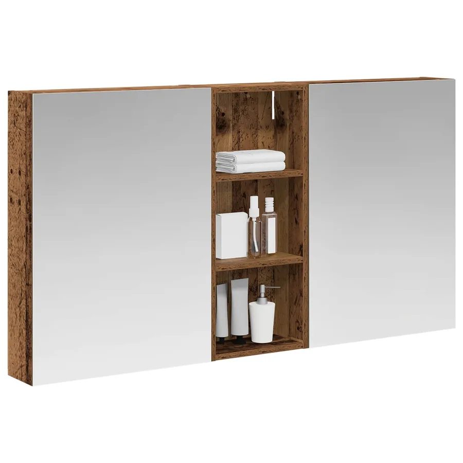 Ensemble de Meubles de Salle de Bain 3 pcs 130 x 14,5 x 70 cm - 3