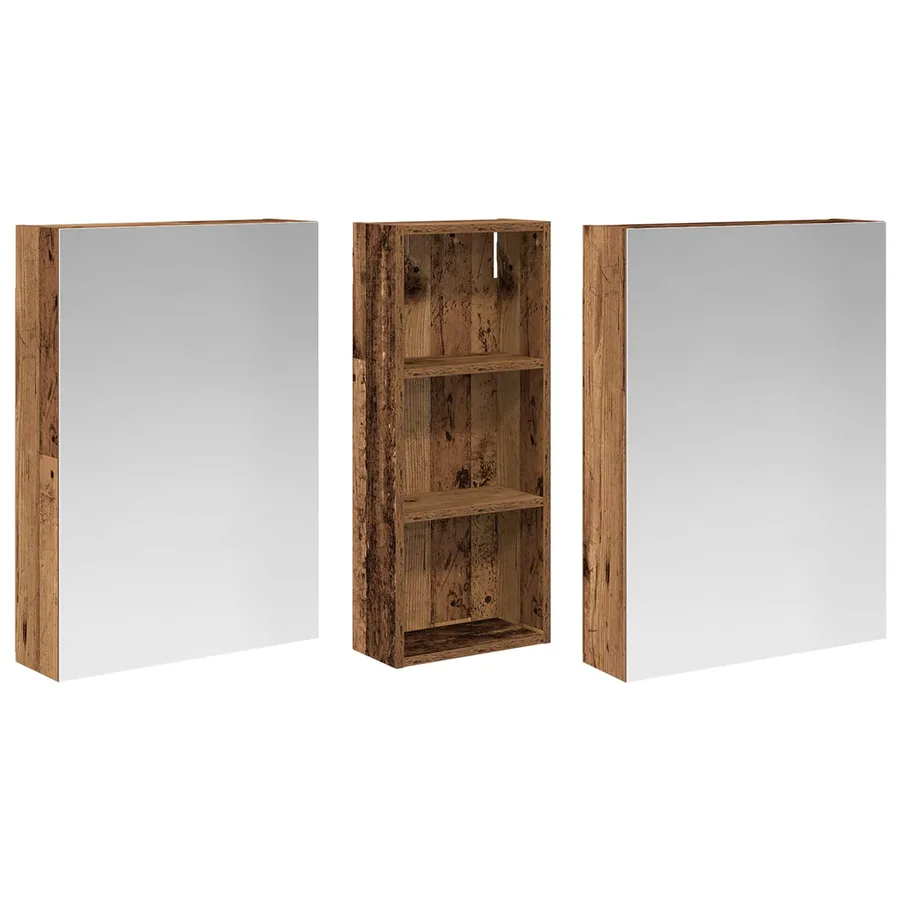 Ensemble de Meubles de Salle de Bain 3 pcs 130 x 14,5 x 70 cm - 5