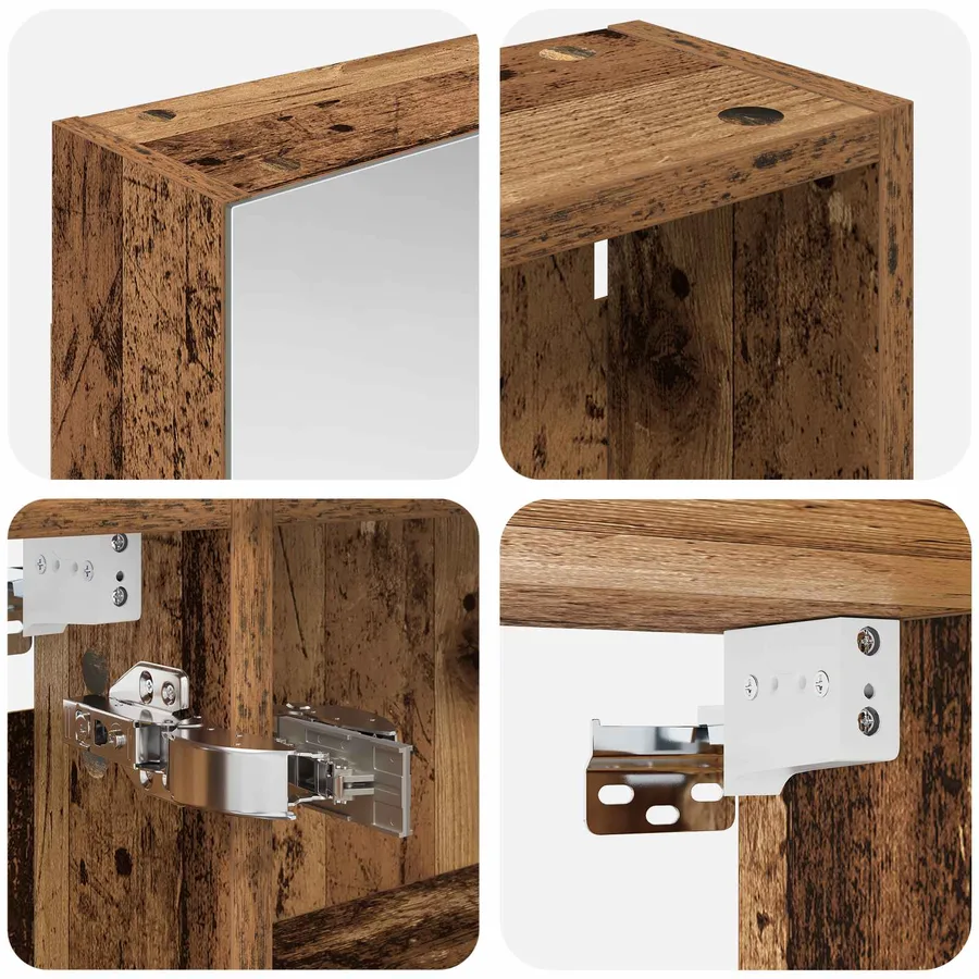 Ensemble de Meubles de Salle de Bain 3 pcs 130 x 14,5 x 70 cm - 8
