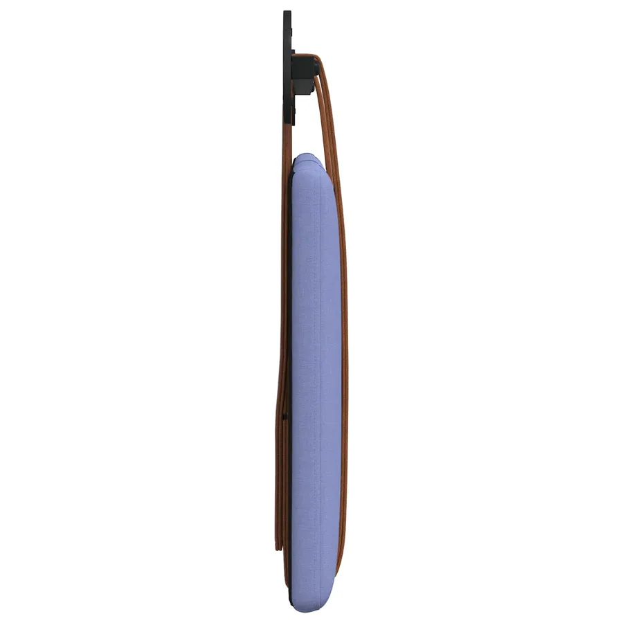 Tête de lit suspendue Bleu denim PU antique - 6
