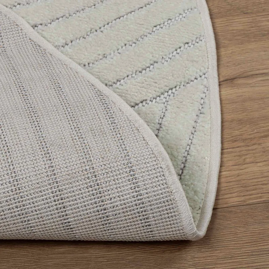 Tapis de surface Rond PALMERAS Vert Ø 160 CM Polyester - 4