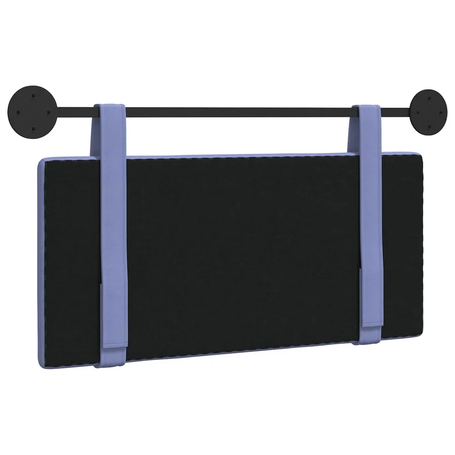Tête de lit suspendue Bleu denim Tissu - 7