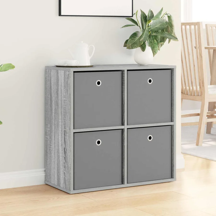 Buffet avec tiroir Gris Sonoma 68,5 x 32 x 67 cm - 4