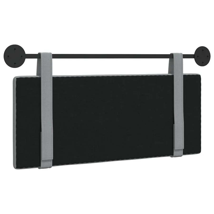 Tête de lit suspendue Gris clair Tissu - 7