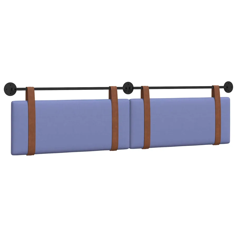 Tête de lit suspendue Bleu denim PU antique - 2