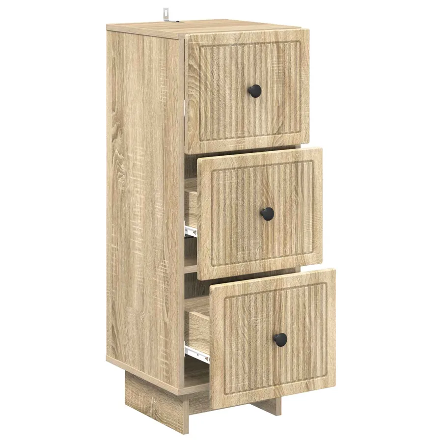 Armoire à tiroirs Chêne Sonoma 33 x 34,5 x 90 cm - 5