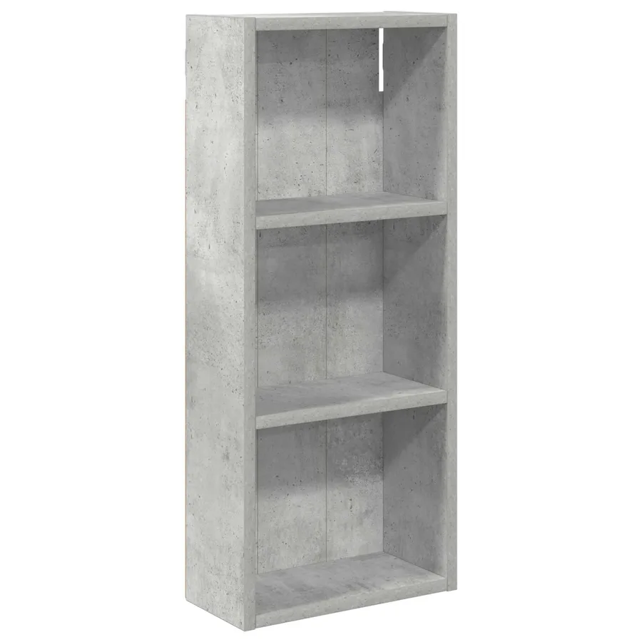Armoire murale de salle de bain Gris Béton 30 x 14 x 70 cm - 2