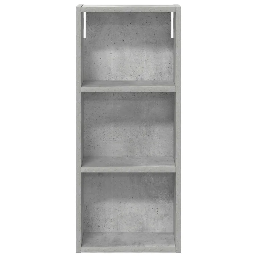 Armoire murale de salle de bain Gris Béton 30 x 14 x 70 cm - 6