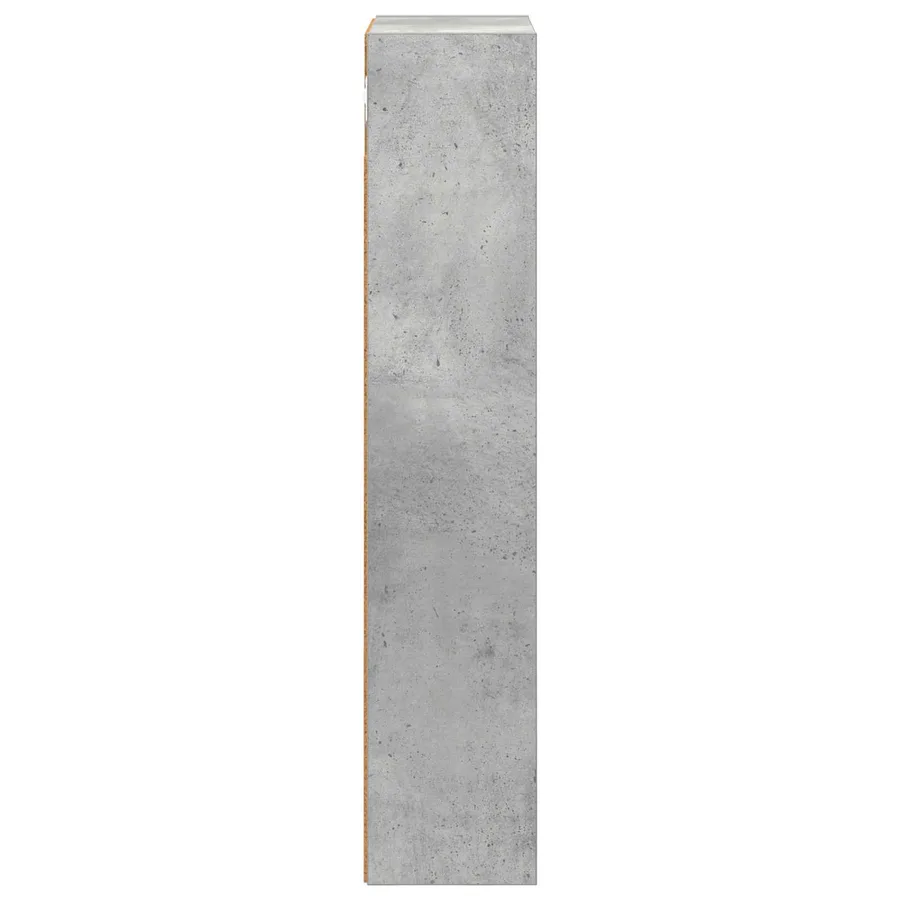 Armoire murale de salle de bain Gris Béton 30 x 14 x 70 cm - 7