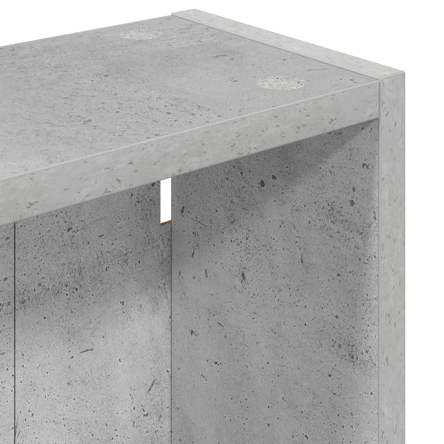 Armoire murale de salle de bain Gris Béton 30 x 14 x 70 cm - 9