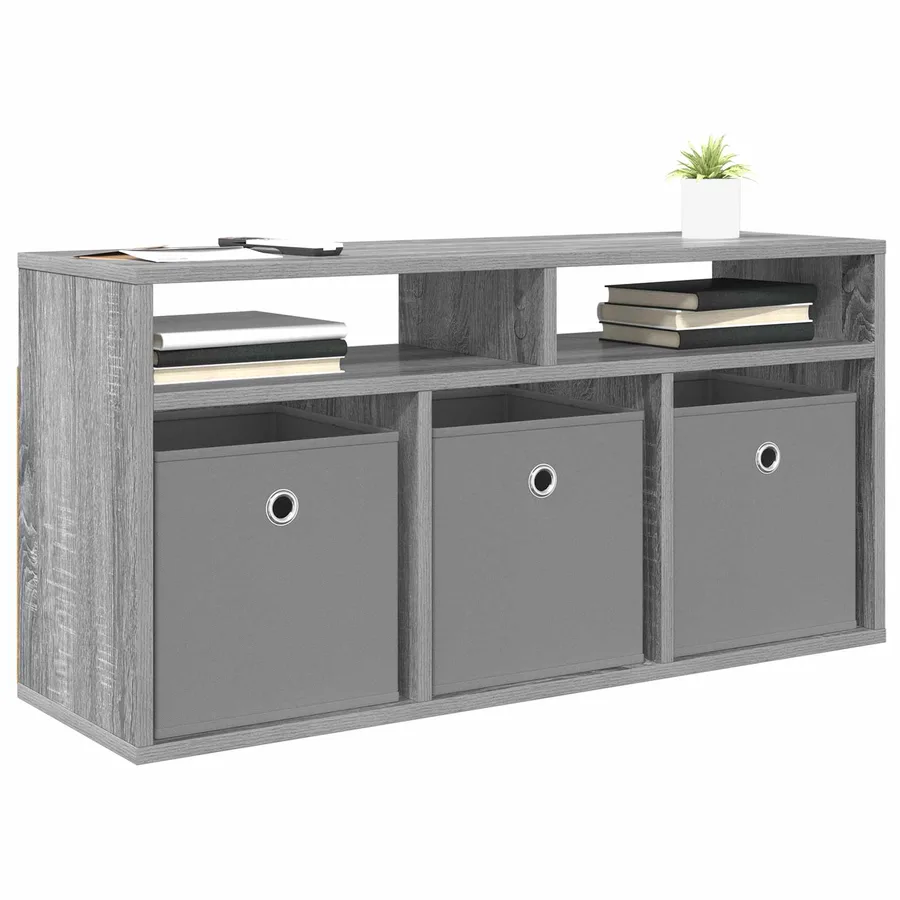 Basboard avec tiroir Gris Sonoma 87 x 27,5 x 43 cm - 3