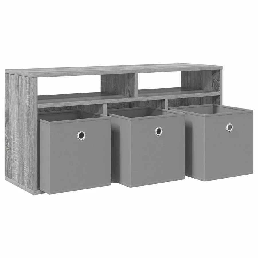 Basboard avec tiroir Gris Sonoma 87 x 27,5 x 43 cm - 5