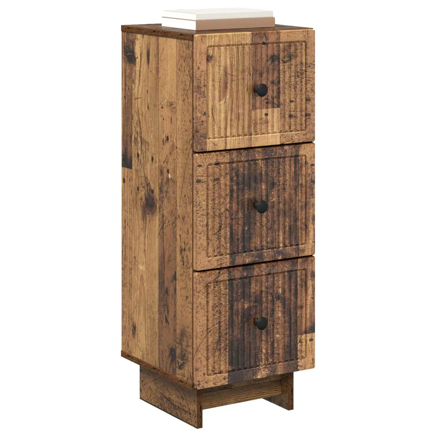 Armoire à tiroirs Bois ancien 33 x 34,5 x 90 cm - 3