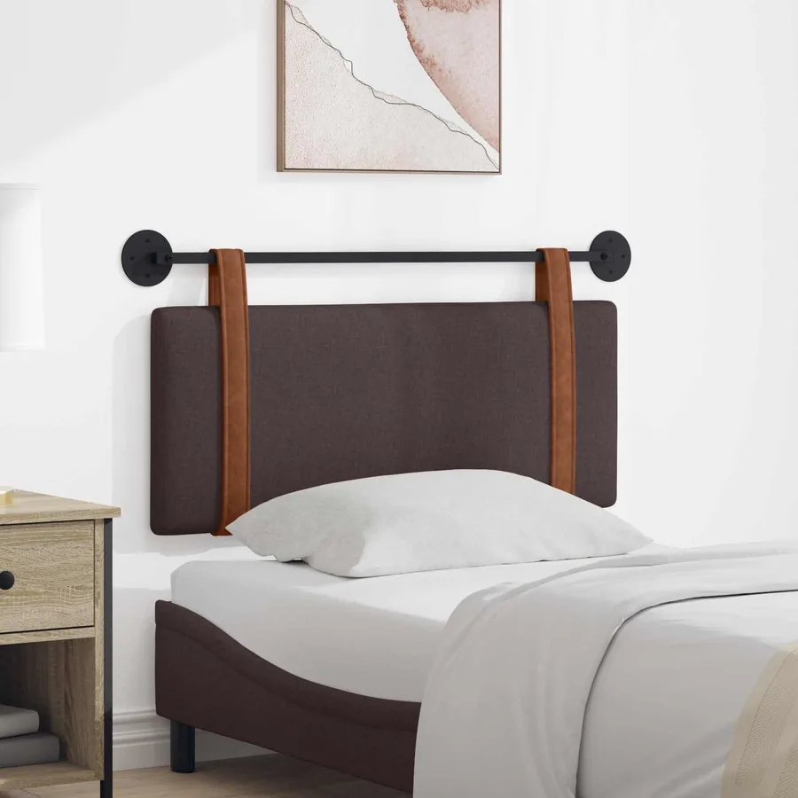 Tête de lit suspendue Marron foncé PU antique