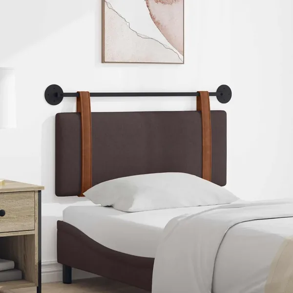 Tête de lit suspendue Marron foncé PU antique